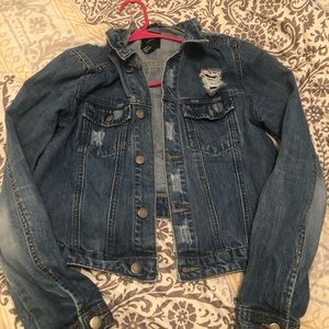 cute cropped jean jacket